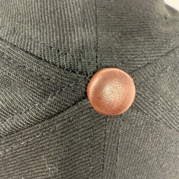 New Era NBA Portland Trail Blazers Snapback Hat Black with Brown Bill - Picture 8 of 8